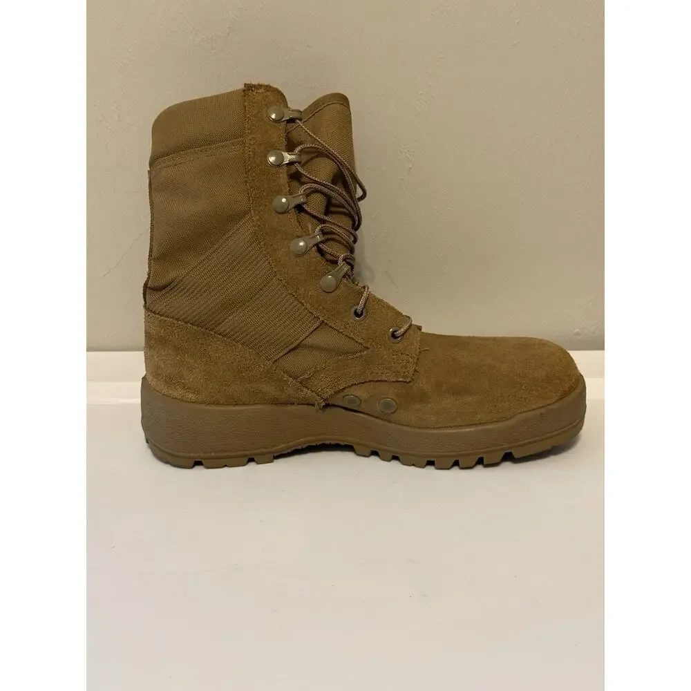 US Military McRae Coyote Men’s Size 6.5 Hot Weather Combat Boots Vibram Tactical